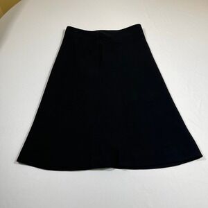 Cintas A-Line Skirt Women Size 02 Black Career Professional Midi 112789-35